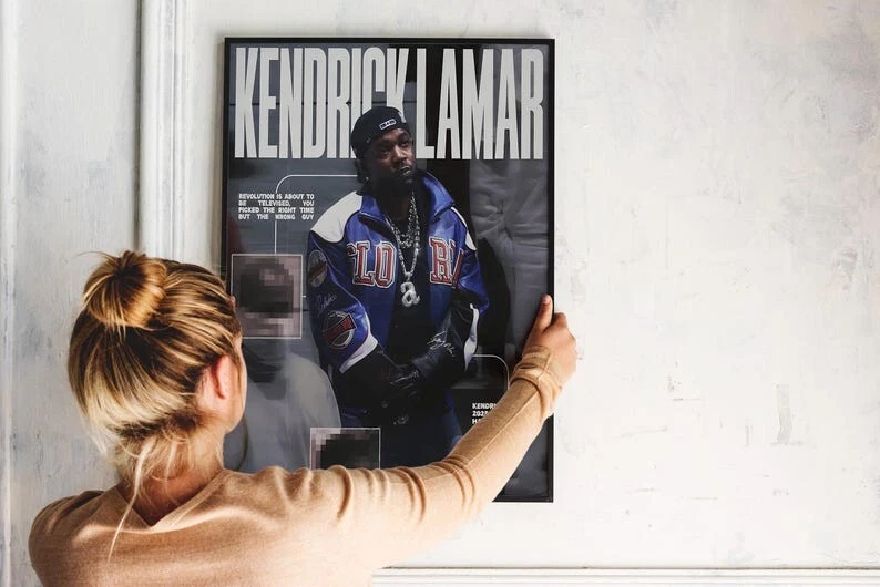 Kendrick Lamar Poster Print  Music Poster  Album Cover Poster Wall Decor - Image 2 of 4