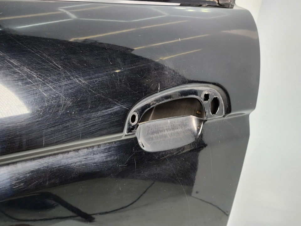 ✅ 03-08 OEM Jaguar S-Type X200 Panel de carcasa de puerta del lado del conductor delantero izquierdo negro * Foto 4 de 4