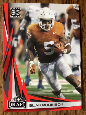 2023 Leaf Draft - Base V2 Red #B2-6 Bijan Robinson (RC)