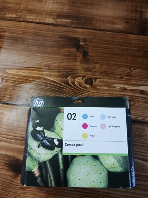 HP CC604FN Genuine Color Combo Ink Cartridges 5 Pack 02 *NEW* Expired July 2012
