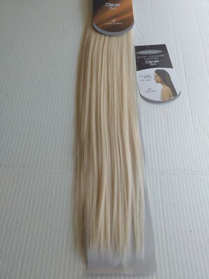 22'' blonde #613 New  Clip-on Hair Extensions - get length and fullness