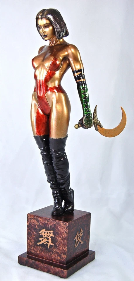 ESTATUA KABUKI IMITACIÓN BRONCE VERSIÓN CS MOORE ESCALA 1/6 NUEVO Foto 2 de 4