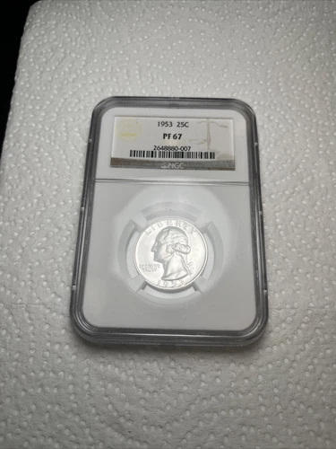 1953 Washington Quarter PF67 NGC Certified