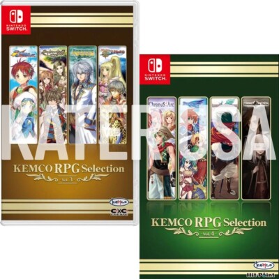 Kemco RPG Selection Vol. 3 + Vol.4 Switch Brand New Bundle (RPG)
