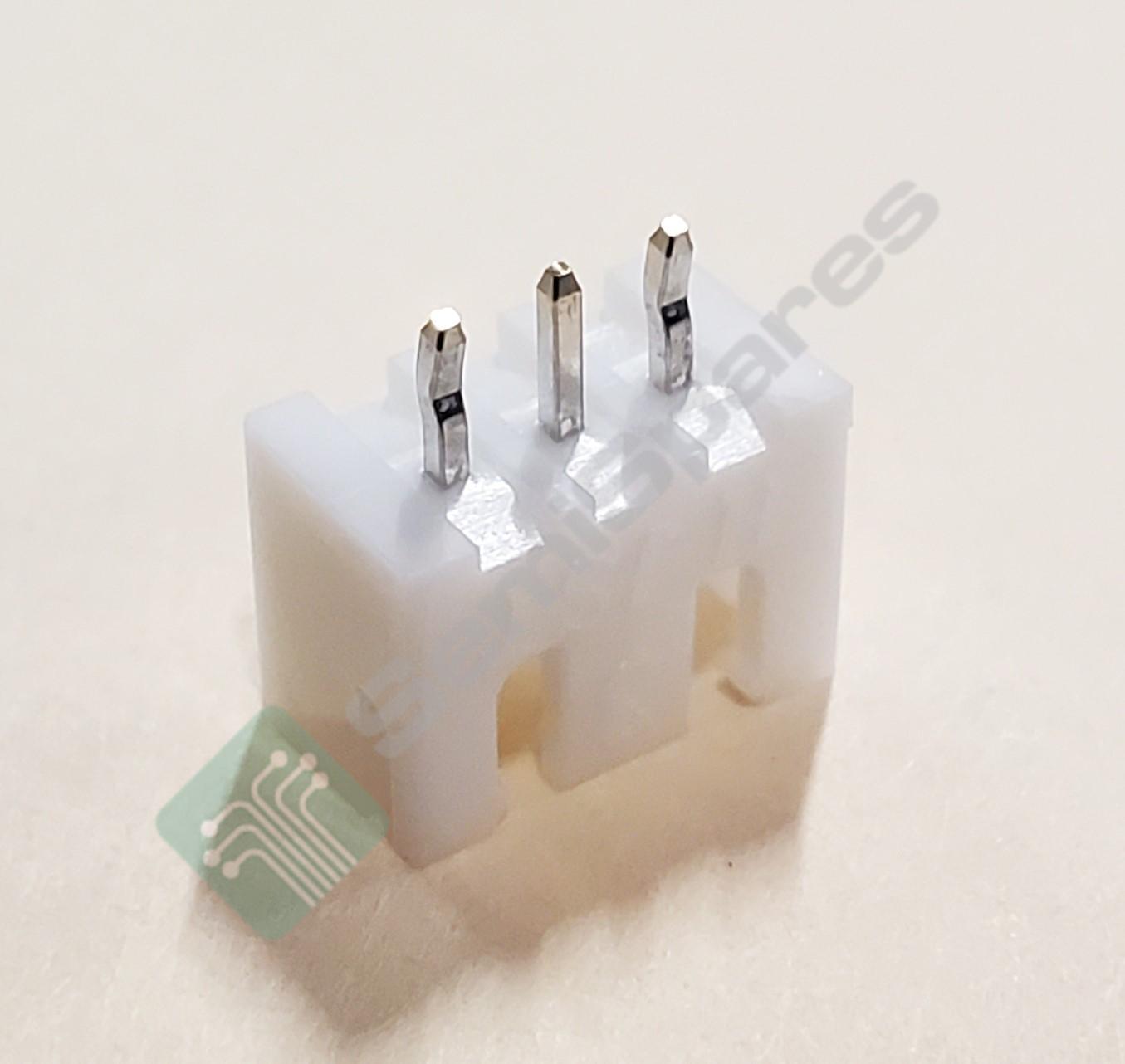 1025 pcs JST B3B-XH-A CONN HEADER VERT 3 POS 2.5MM