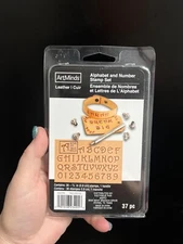 Artminds Leather Stamp 37 piece set Alphabet & Numbers