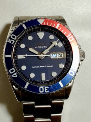 Seiko 7S26-0040 Vintage Day Date 10Bar St.Steel Pepsi Automatic