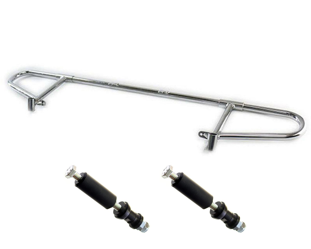 Go-Kart 28mm Chrom Hinten Stoßstange & Schrauben Karting