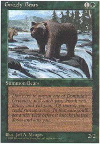 その他 L GEAR SOLID TRADING CARD GRIZZLY 30 Grizzly Bears NM, English MTG Fourth Edition | eBay