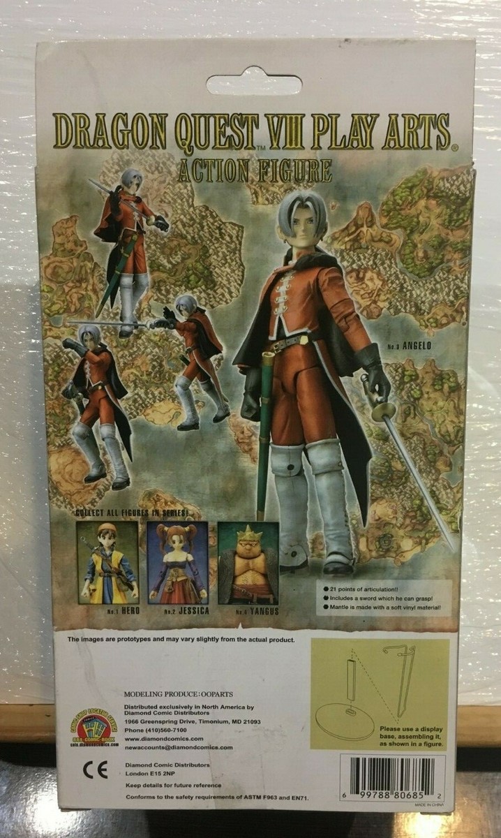 Dragon Quest VIII Play Arts ANGELO Action Figures Square Enix