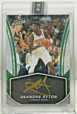 DeAndre Ayton 2018-19 Panini Instant Access RC Gold Ink Autograph Auto #'d 6/10