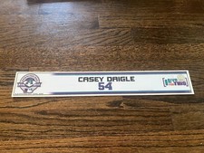 ARIZONA DIAMONDBACKS GAME USED BASEBALL LOCKER ROOM NAMEPLATE CASEY DRIGLE