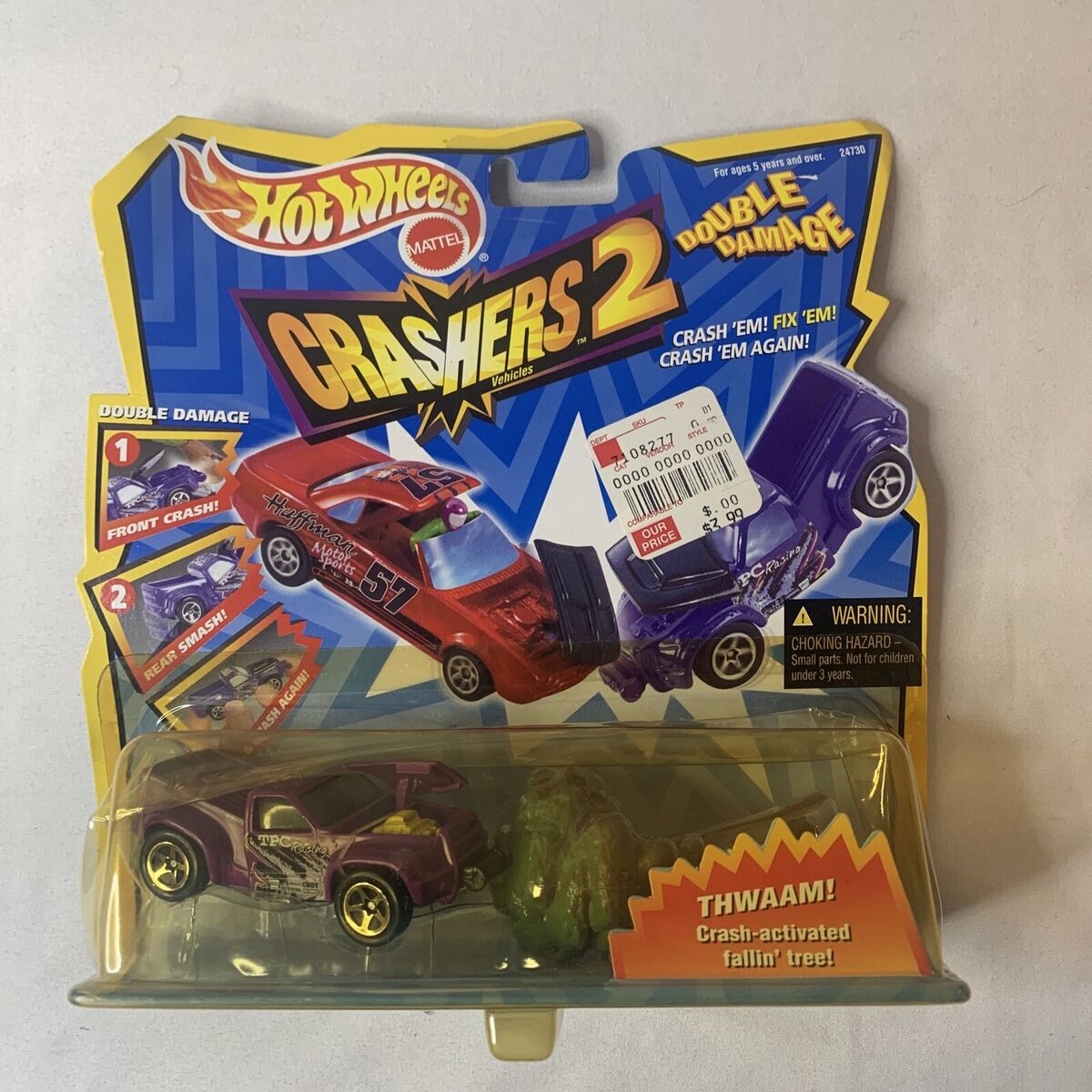 HOT WHEELS - Crashers 2 - Double Damage - Crash & Smash - 1999