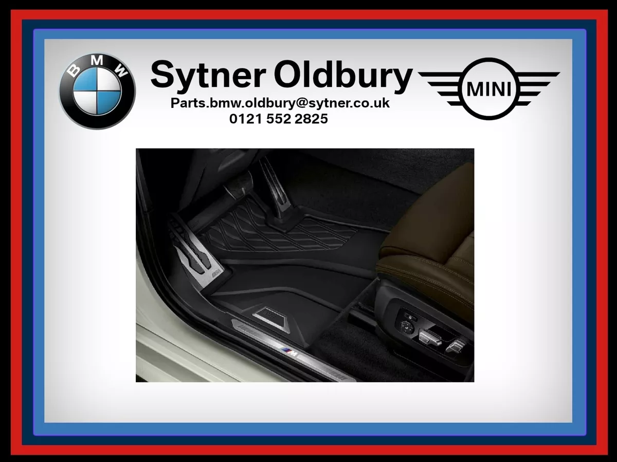BMW X5 G05 Front Genuine Set 2 Pieces All Weather Rubber Floor Mats 51472458553