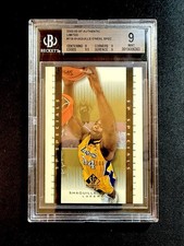 2002 SP AUTHENTIC SP Specials LIMITED /100 SHAQUILLE O'NEAL #38 BGS 9