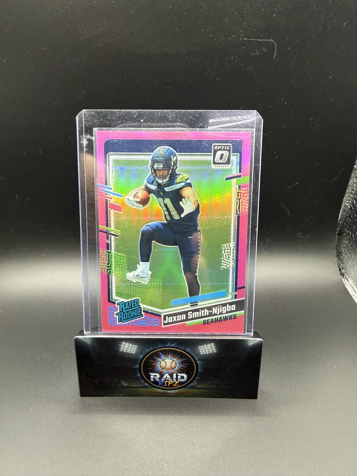 2023 Panini Donruss Optic - Rated Rookie Jaxon Smith-Njigba #293 Pink Prizm (RC)