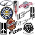 OLDSMOBILE EMBLEM LARGE VARIETY DIE CUT VINYL 11 CT STICKER PACK