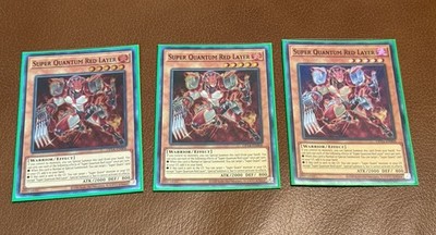 YUGIOH SUPER QUANTUM RED LAYER OP14-EN006 SUPER X3 (NM) 