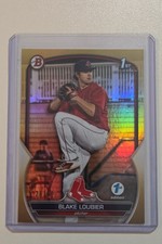 2023 Bowman 1st Edition - Blake Loubier #BPPF-122 Gold Foil /50 (RC)