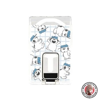 NEW Gourmandise PEANUTS Snoopy MagSafe Compatible Clear Card Case with Stand -