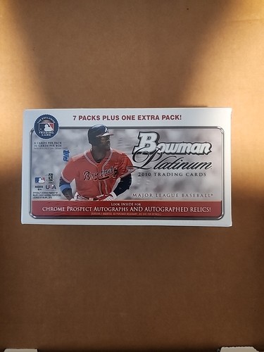2010 Bowman Platinum Baseball Blaster Box 8 Packs ๐ฅ Mike Trout RC Rookie? ๐ฅ
