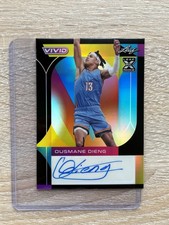 2023 Leaf Vivid Black Ousmane Dieng Auto /20 XRC 11/20 OKC Thunder Basketball