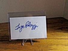 TOGO PALAZZI BOSTON CELTIC AUTOGRAPH INDEX CARD