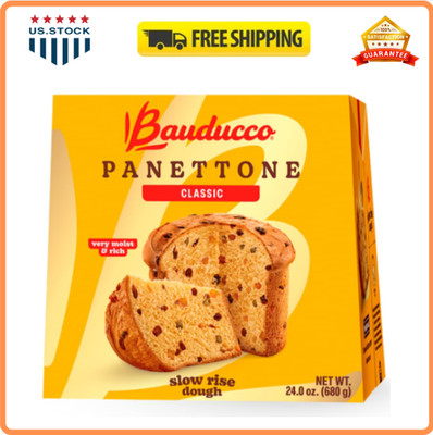 Bauducco Classic Panettone - Moist & Fresh Holiday Cake - Traditional Italian...