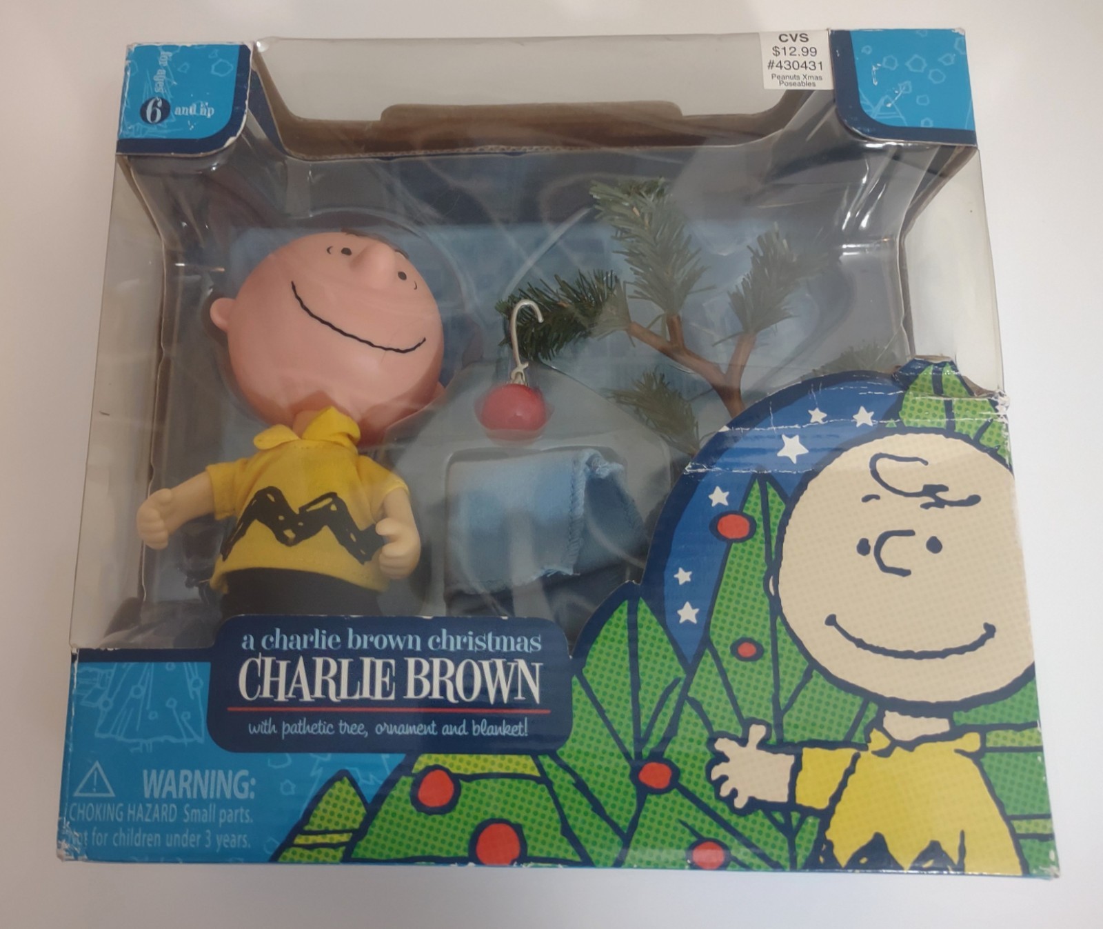 Vintage CVS "A Charlie Brown Christmas"  Charlie and Pathetic Tree display set