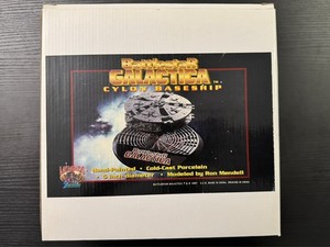 Cylon Basestar Battlestar Galactica Hand Painted Cold Cast Statue Legends 1onNet