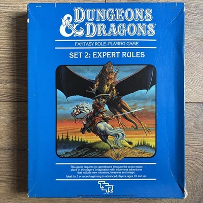 Dungeons & Dragons Set 2: Expert Rules Boxed ~ Isle Of Dread + Expert Rulebook