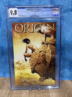 WOLVERINE: THE ORIGIN #6 CGC 9.8 WP NM/M MARVEL 2002 QUESADA COVER
