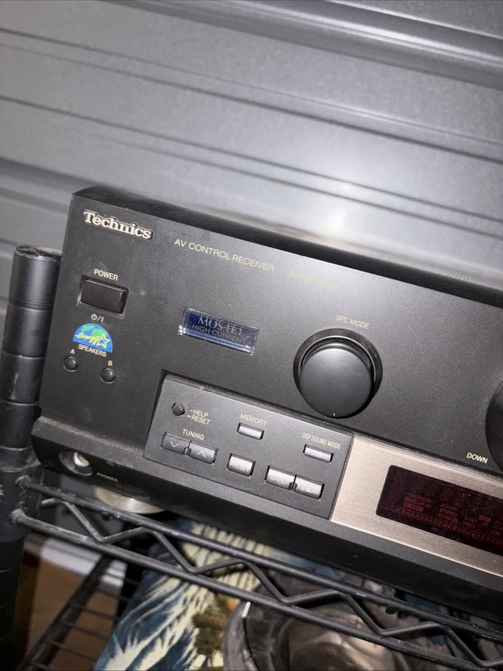 Technics SA-DX1050 5 Channel AV Control Receiver Dolby Digital - No Remote/Cords - Image 2 of 4