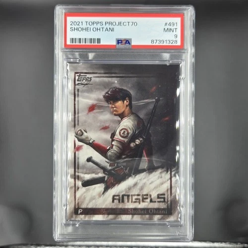 2021 Topps Project 70 Shohei Ohtani #491 by Chuck Styles PSA 9 Low Pop