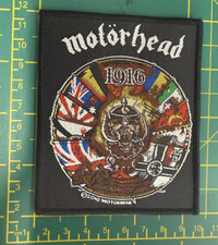 Motorhead 1916 Woven Sew On Square Patch Officially Licensed