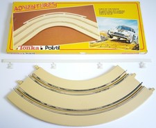 Tonka Polistil Adventures 35307 1/43 90 Degrees Curved Track Guardrail 707DN