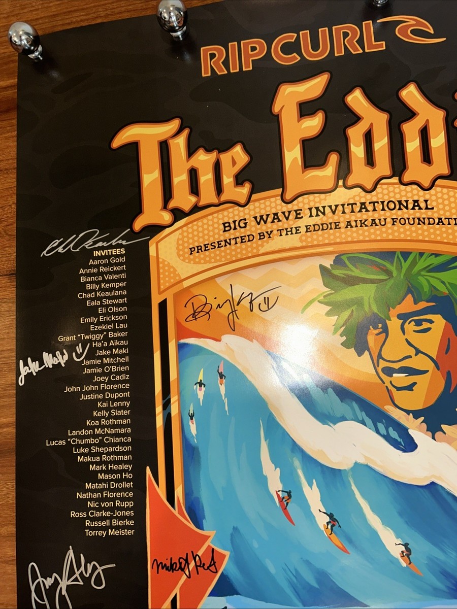 25/26 Ripcurl The Eddie Aikau Big Wave Invitational Surf Poster