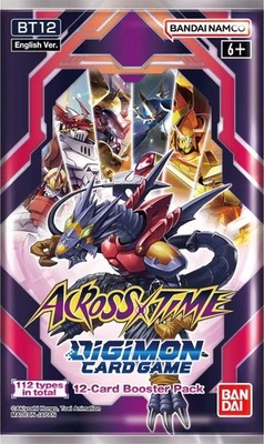 Digimon Card Game - Across Time 1 Booster Pack BT12 - ENGLISCH NEU & OVP