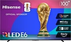 Hisense 100" Class E6 Series QLED 4K UHD Smart Fire TV (100E6QF, Native 144Hz),