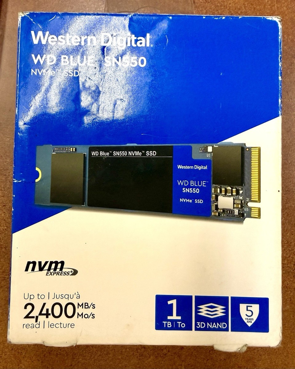 Western Digital Blue SN550 1TB,Internal (WDS100T2B0C) Solid State