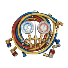 Matco AC66672 Dual Brass R1234yf R134a Manifold Gauge Set 72" Hoses