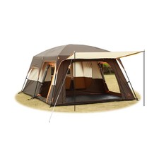 KTT Extra Large Tent 6-10-12-14 Person A ,Family Cabin Tents,2 Rooms,3 Doors ...