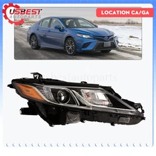Headlight For 2018 2019 2020 Toyota Camry L LE SE Right Passenger Side Headlamp