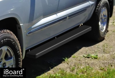APS Running Boards 5 inches Matte Black Fit 05-11 Dodge Dakota Quad Cab