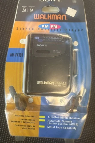 Sony Walkman WM-FX101 Vintage Portable Cassette Player NEW Sealed AM FM Radio