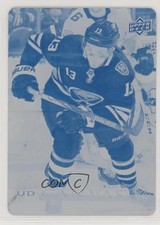 2019-20 Upper Deck UD Canvas Printing Plate Cyan 1/1 Jimmy Vesey #C127 0c3