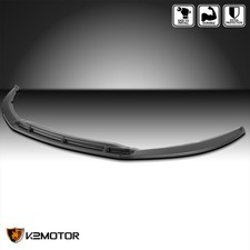 Fits 2013-2014 Ford Mustang V6 Gt Matte Black Front Bumper Lip Spoiler Splitter