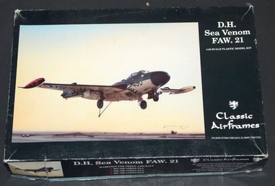 Classic Airframes 1/48 DeHavilland Sea Venom FAW Mk.21 British Navy Fighter
