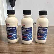 CVS Health Decolorized Iodine Antiseptic 2 Solution 2 fl oz 3 Pack