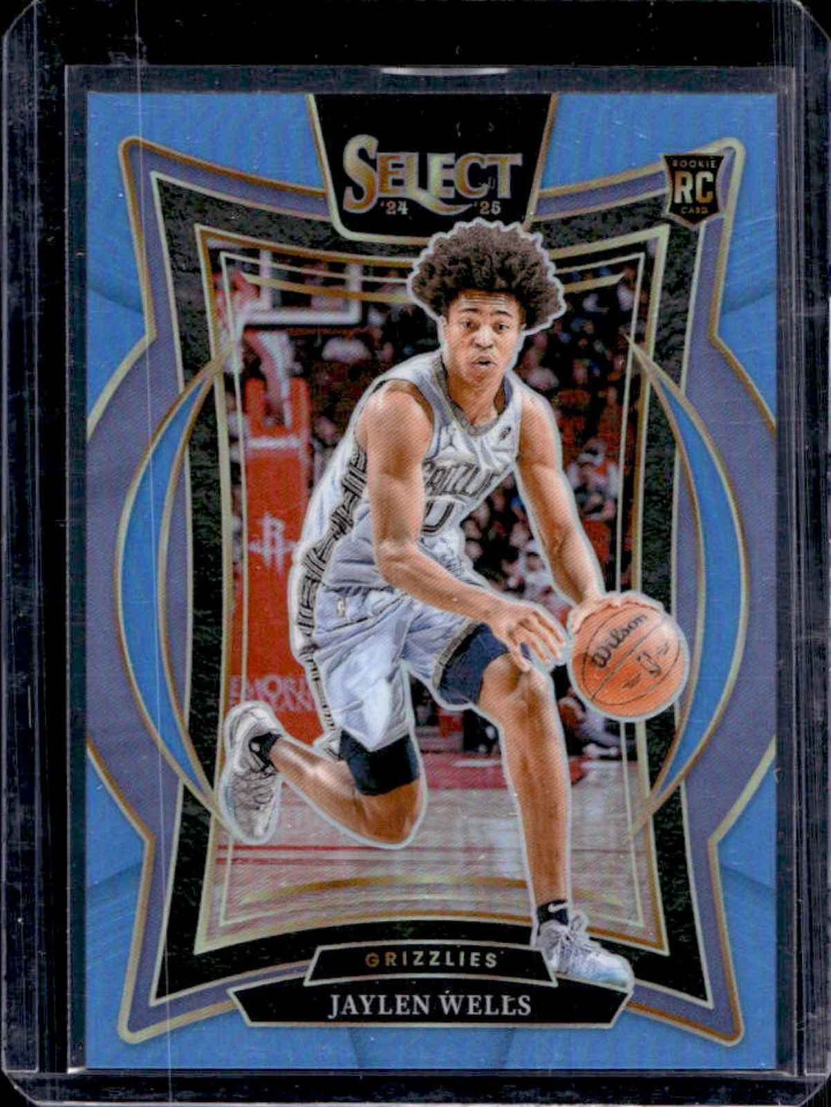 2024-25 Select Jaylen Wells Concourse RC Light Blue Prizm #132/299 Grizzlies